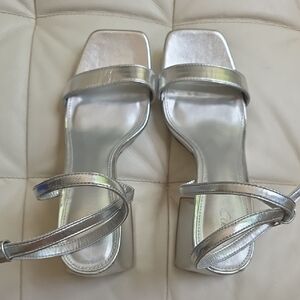 Silver Women's Sandals Circus NY 8.5 New.